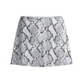 CLING MATTE SKORT | CHROME SNAKESKIN PRINT