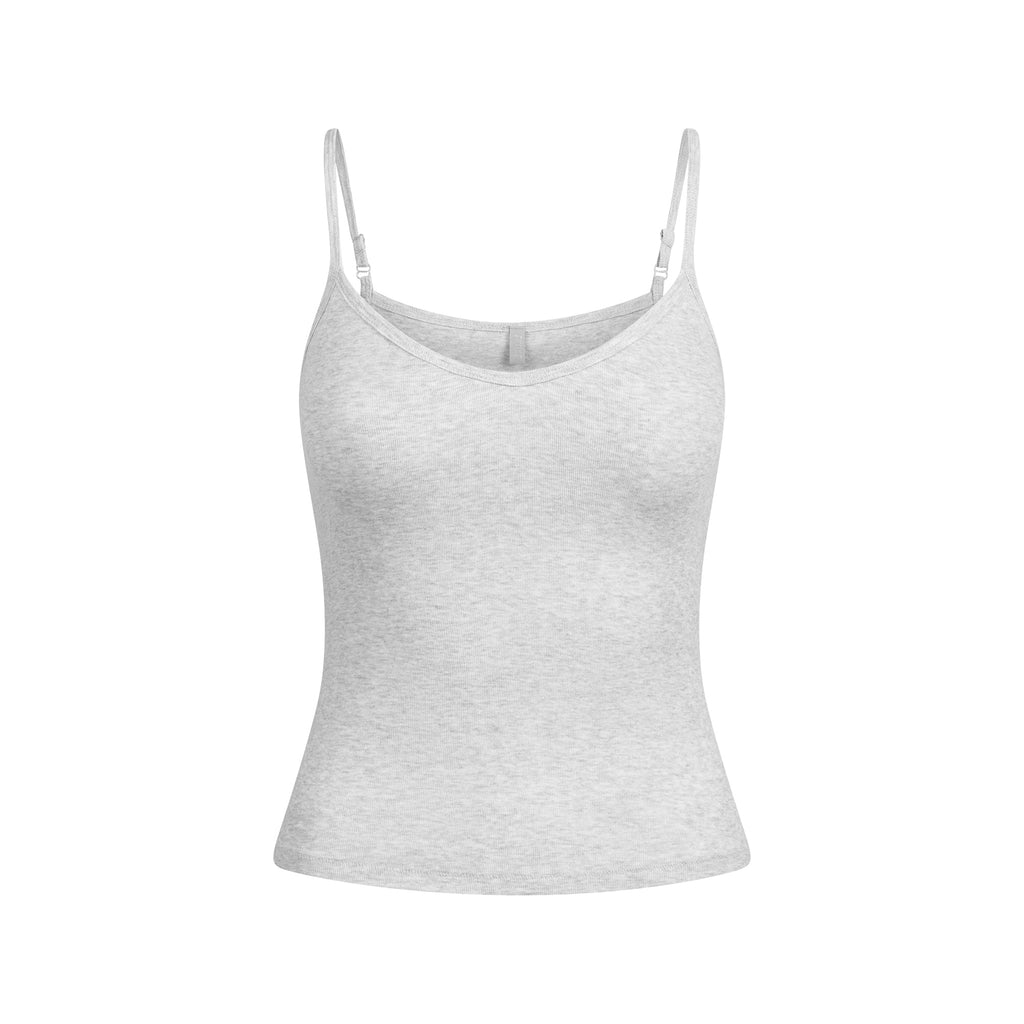 ULTRA LIGHT JERSEY CAMI | LIGHT HEATHER GREY