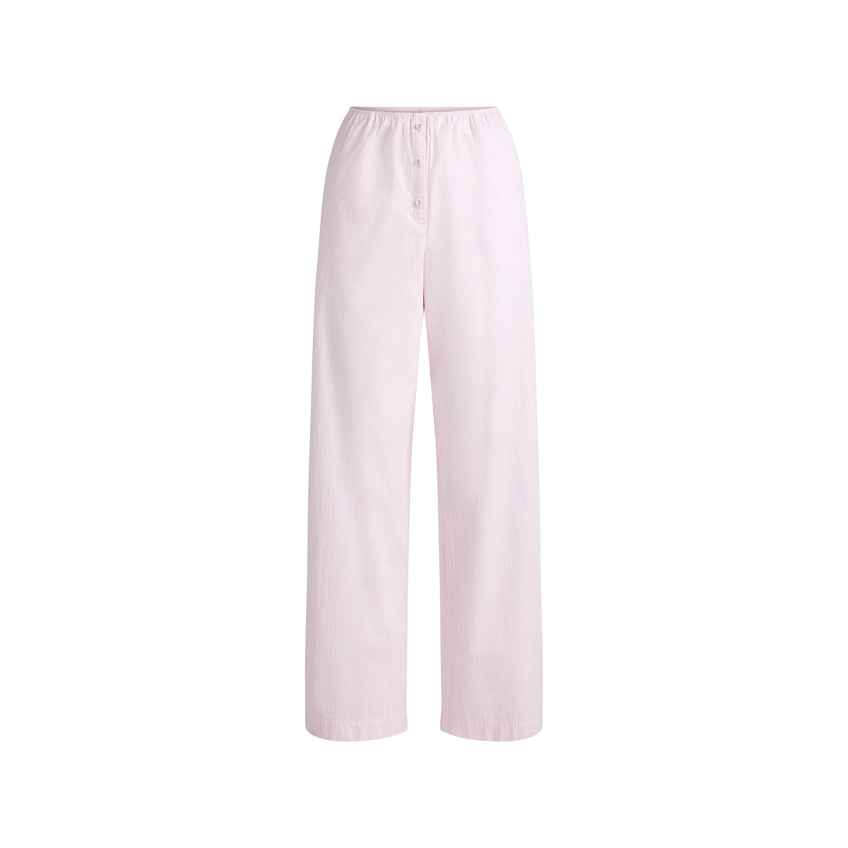 COTTON POPLIN OVERSIZED SLEEP SET | CHERRY BLOSSOM STRIPE