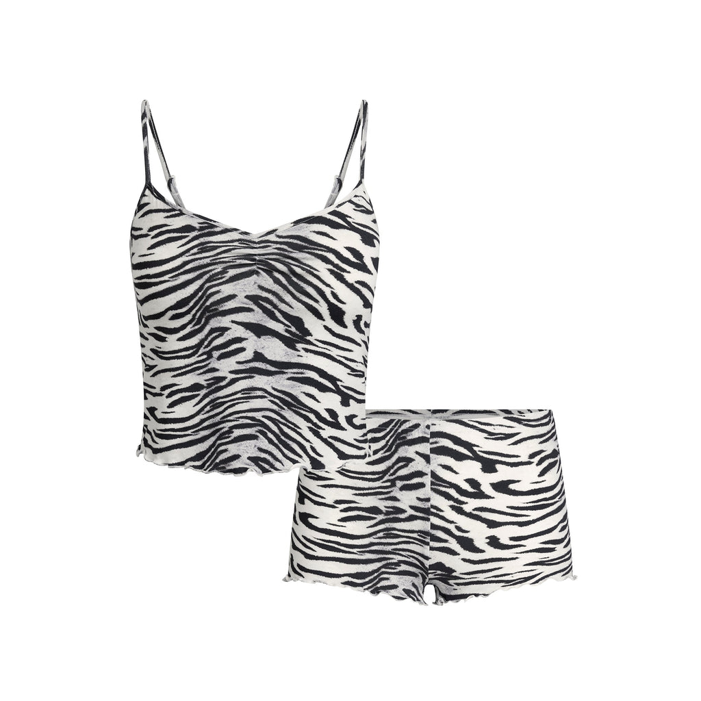 SKIMS SLEEP CAMI SET | SNOW TIGER PRINT