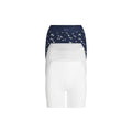COTTON RIB BOXER 3-PACK | NAVY DAISY PRINT