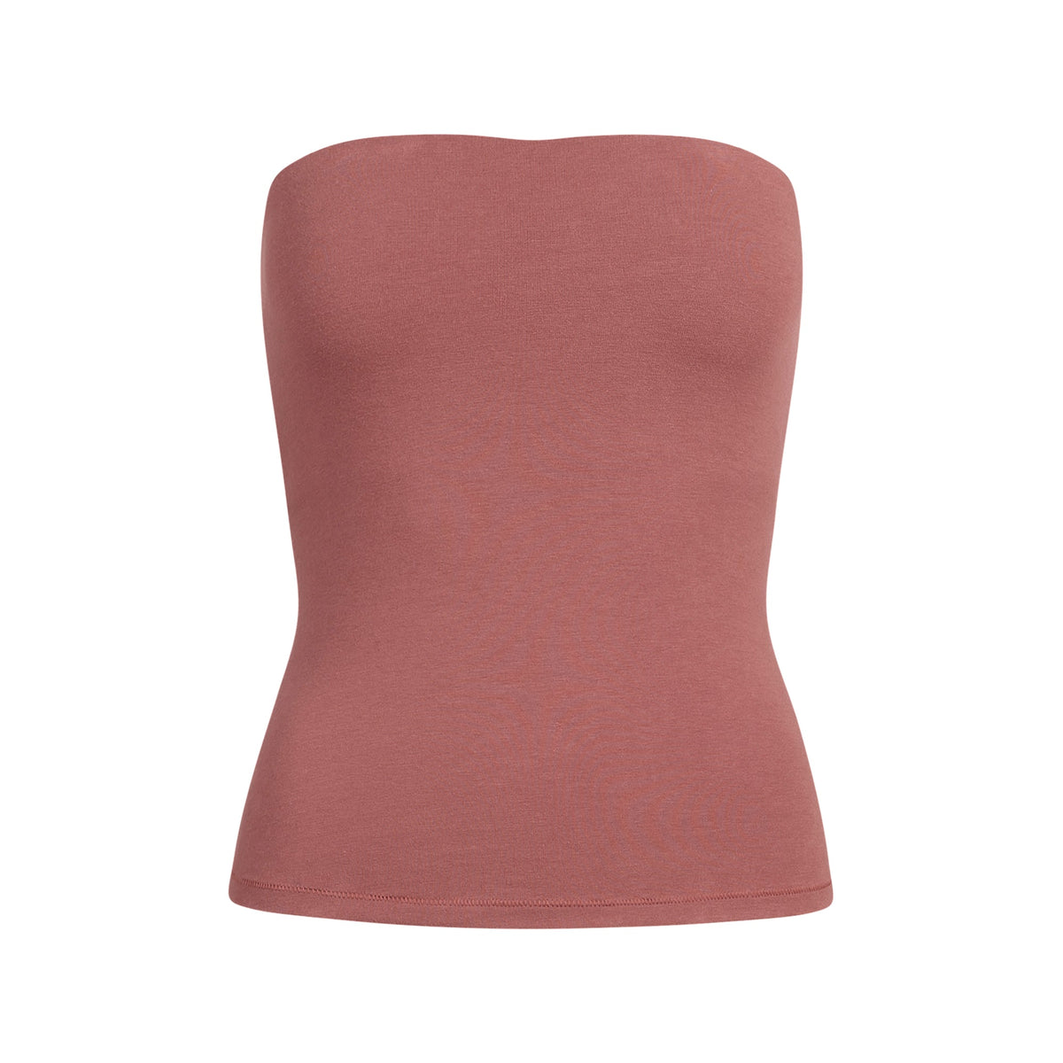 COTTON JERSEY TUBE TOP | REDWOOD
