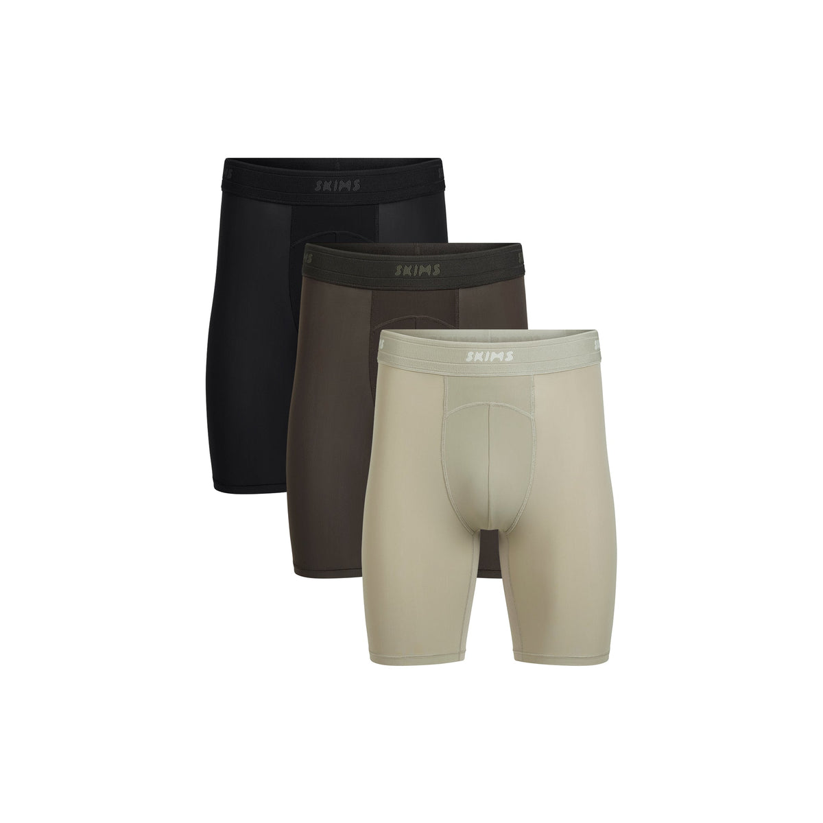 SKIMS FLEX MENS 7" BOXER BRIEF 3-PACK | DUNE MULTI