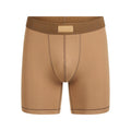 SKIMS COTTON MENS 5" BOXER BRIEF | RUSSET