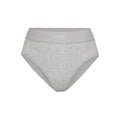 COTTON RIB BRIEF | LIGHT HEATHER GREY