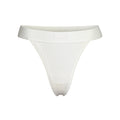 COTTON RIB THONG | BONE