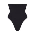 SEAMLESS SCULPT HIGH-WAISTED THONG | ONYX