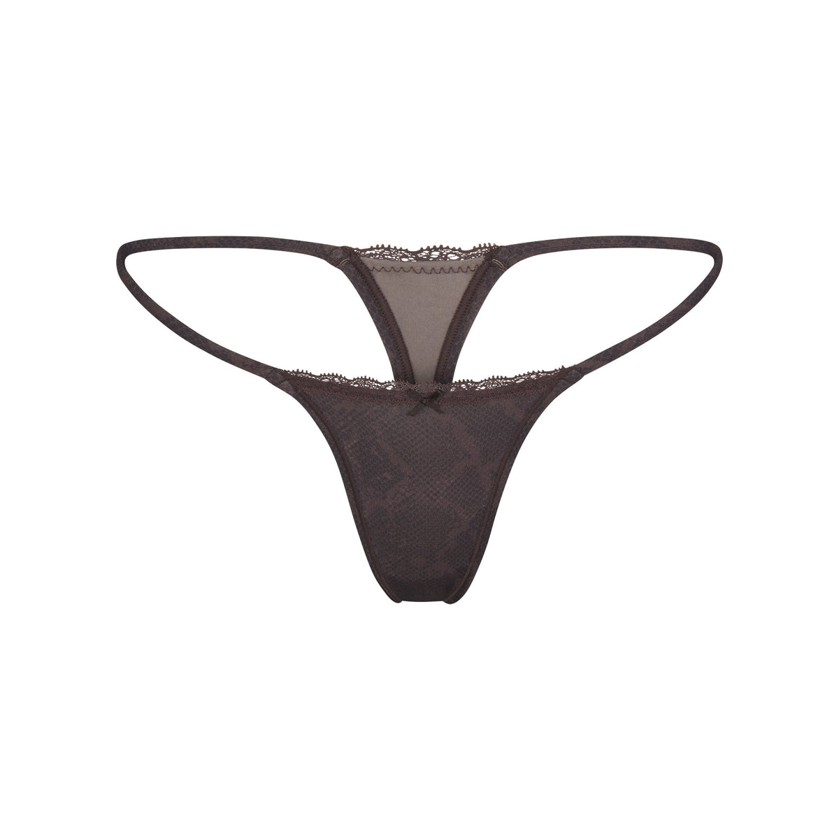 FITS EVERYBODY LACE STRING THONG 4-PACK | JASPER SNAKE MULTI