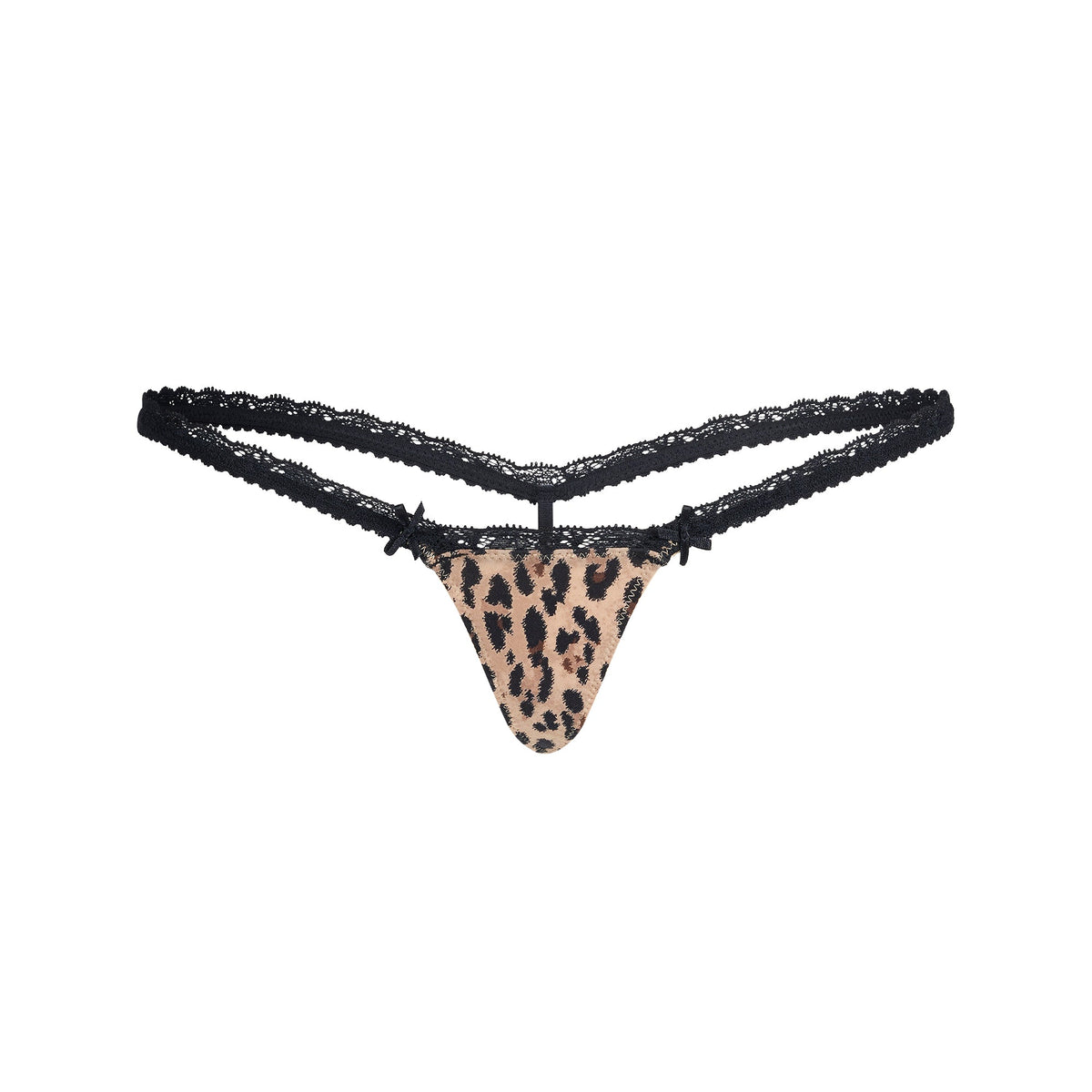 FITS EVERYBODY LACE MICRO THONG | SIENNA JAGUAR PRINT