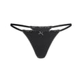 LIGHTWEIGHT COTTON LACE STRING THONG | SOOT TONAL