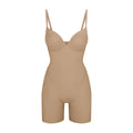 SKIMS ULTIMATE BODY PUSH-UP BUTT ENHANCING PADDED MID THIGH BODYSUIT | CLAY