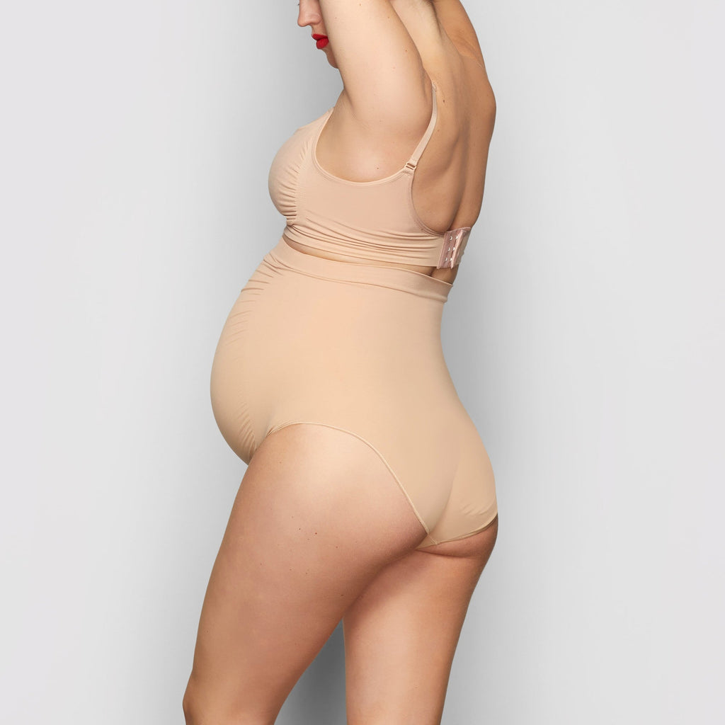 MATERNITY NURSING SCULPTING BRA | CLAY