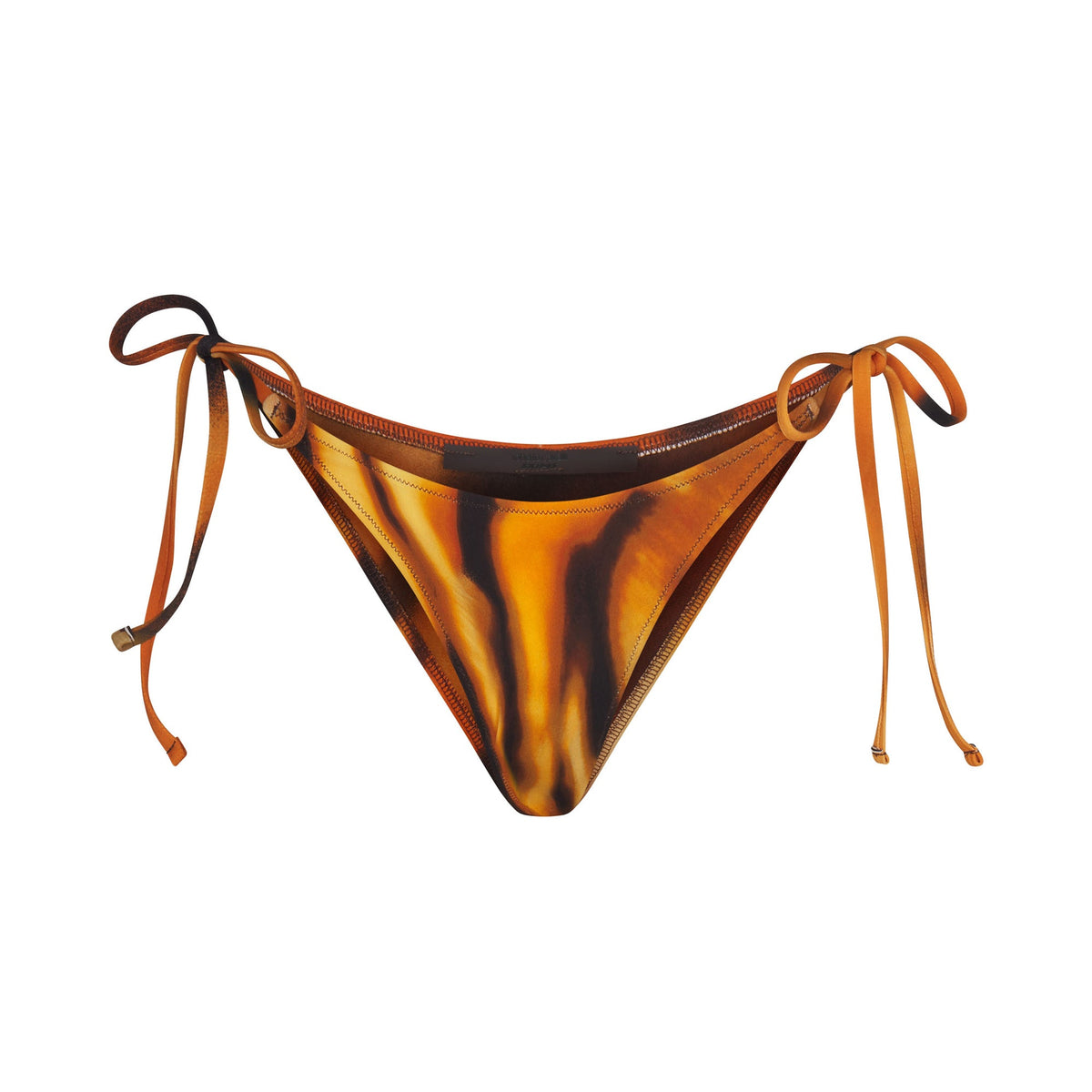 ROBERTO CAVALLI X SKIMS DIPPED TIE BIKINI BOTTOM | TIGER FACE PRINT