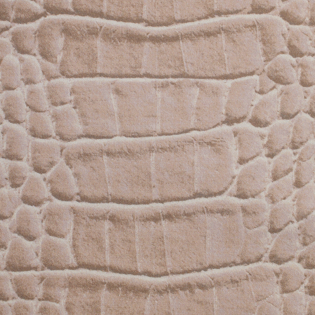 SIGNATURE SWIM HALTER SCOOP BIKINI TOP | DUNE CROCODILE PRINT