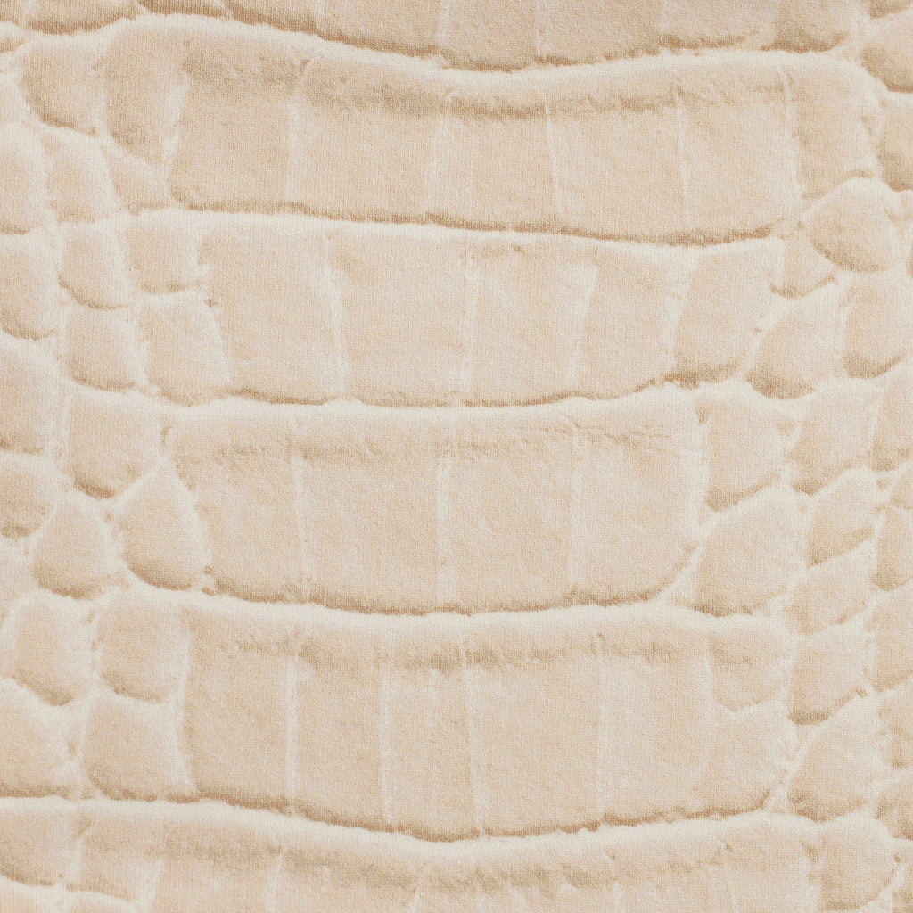 SIGNATURE SWIM HIGH-WAISTED BIKINI BOTTOM | EGRET CROCODILE PRINT
