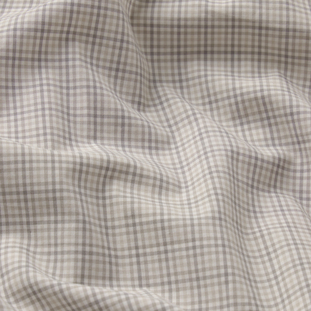 COTTON POPLIN MENS LOGO BAND BOXER | SILVER CHECK