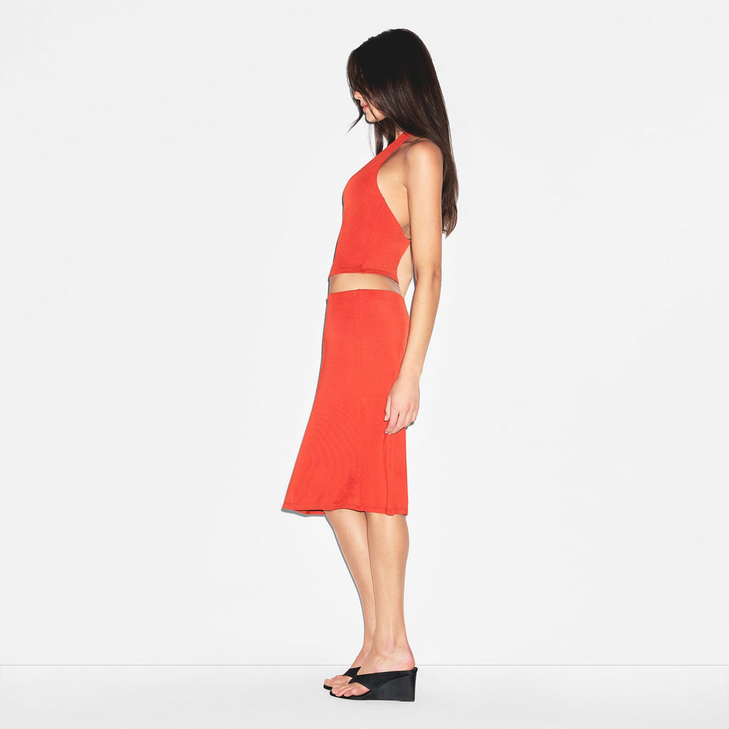 SMOOTH LAYERS HALTER TOP | TERRA