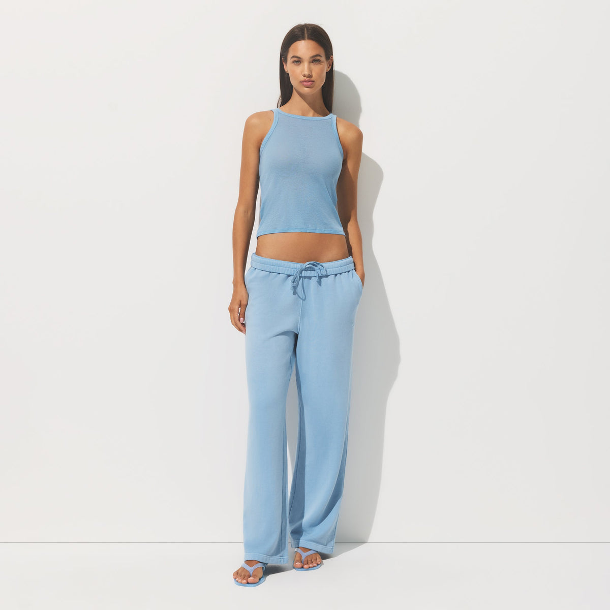 SHEER RIB TANK | BLUE BELL