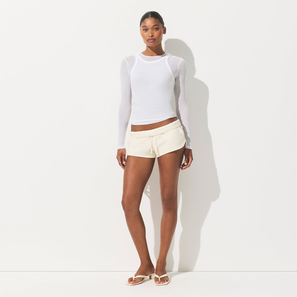 SHEER RIB TANK | SNOW