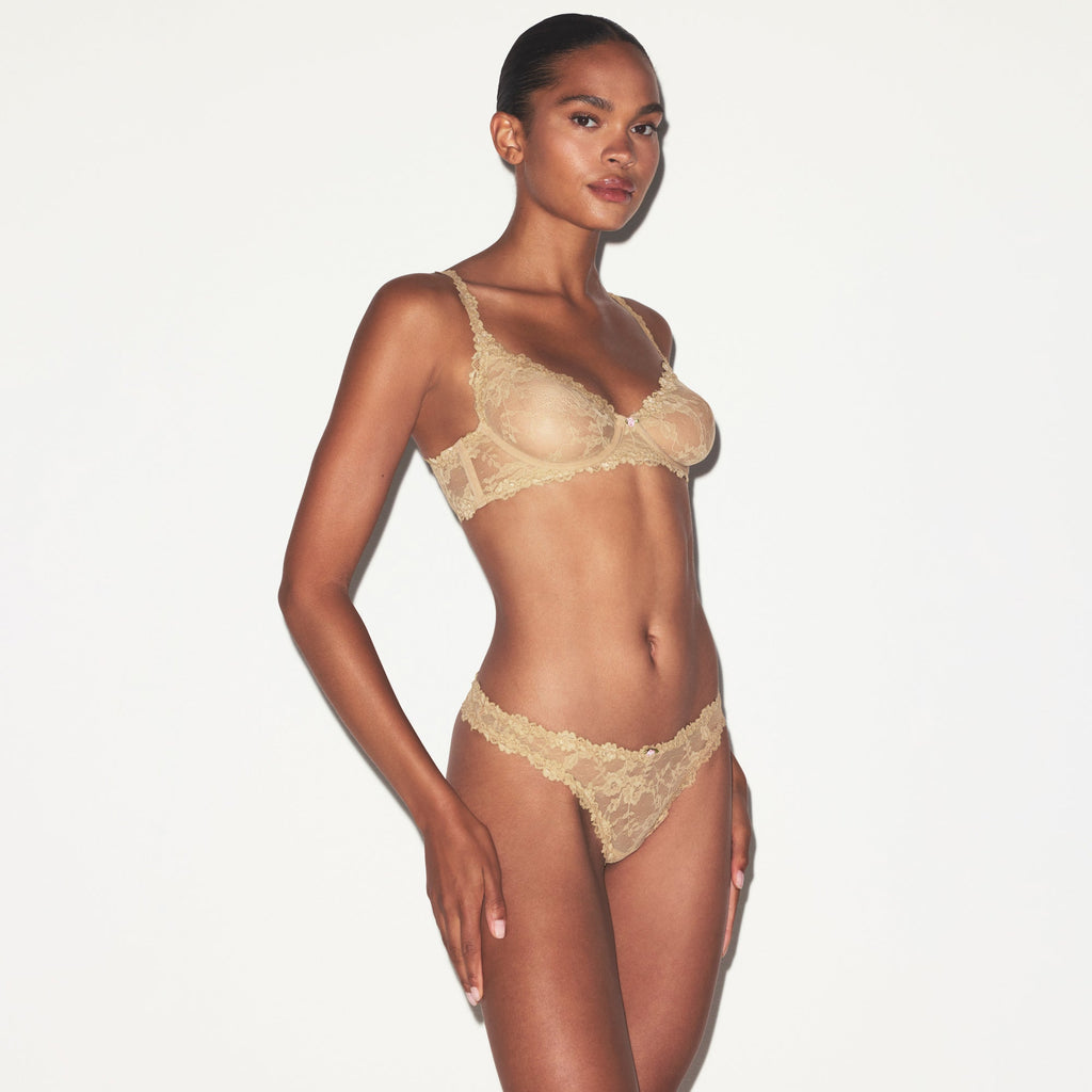 STRETCH LACE UNLINED DEMI BRA | DELTA