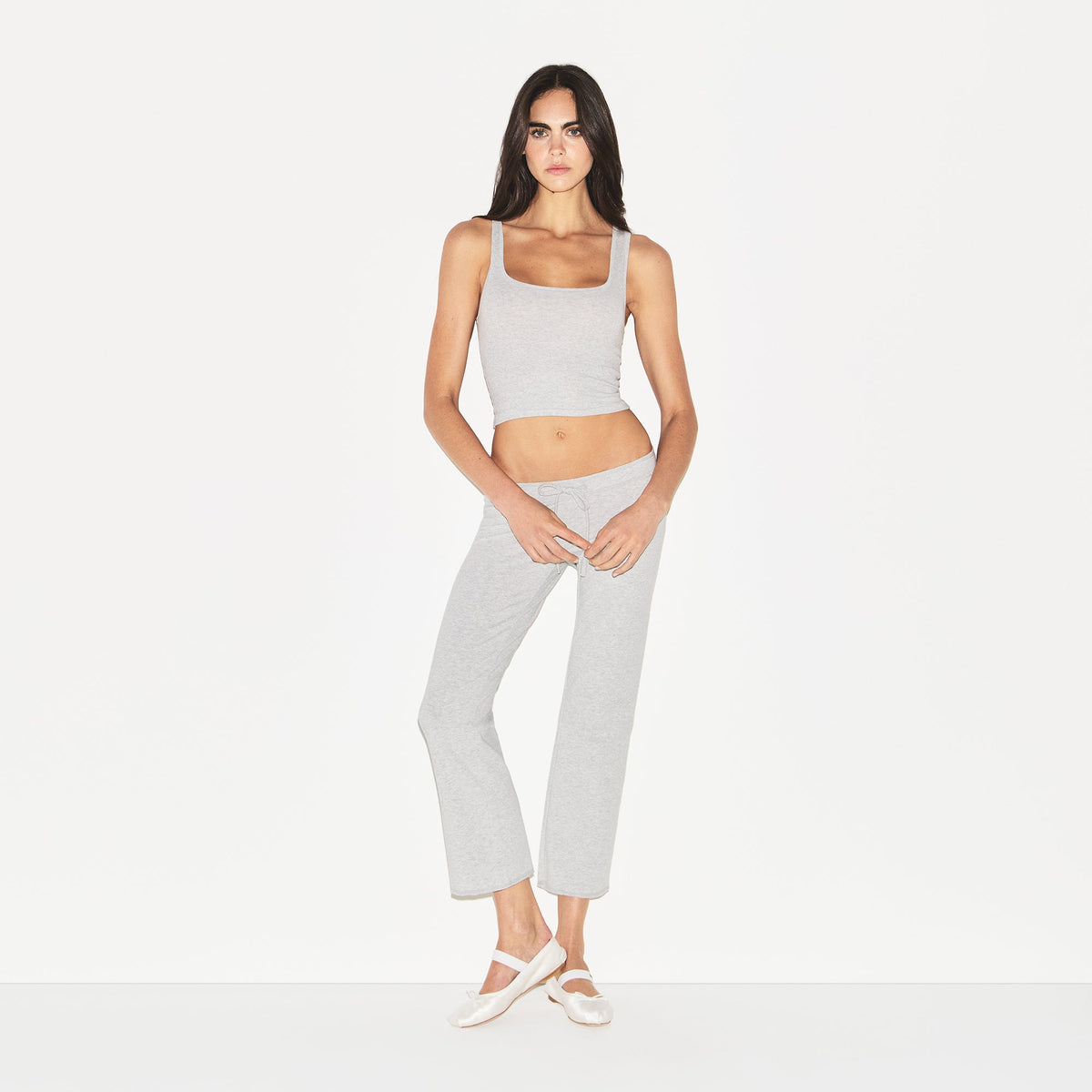 COTTON RIB TANK 3-PACK | NAVY DAISY PRINT