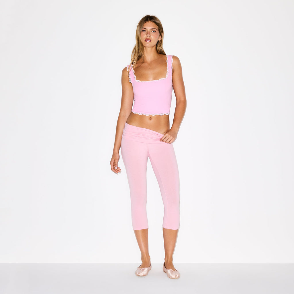 FITS EVERYBODY LACE TANK | BUBBLEGUM TONAL