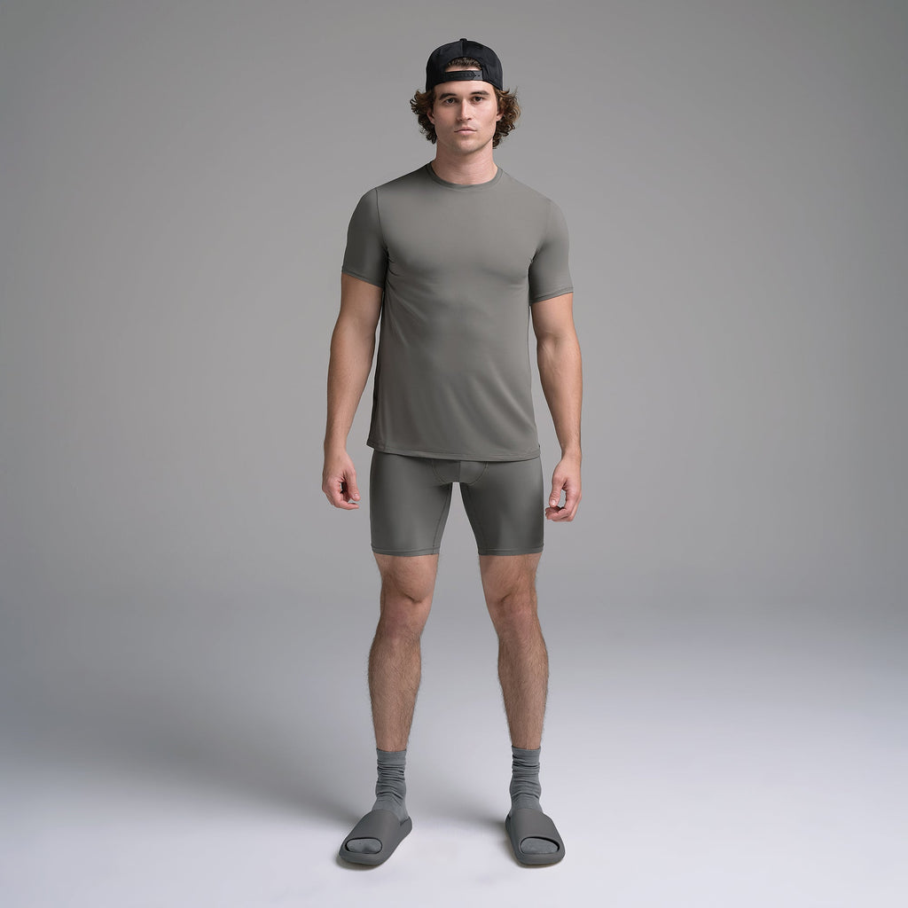 SKIMS FLEX MENS T-SHIRT | GUNMETAL