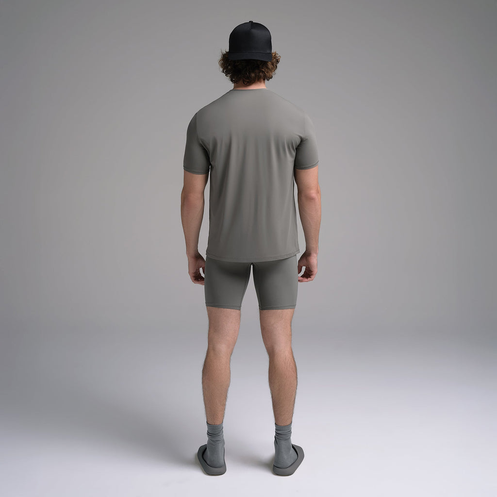 SKIMS FLEX MENS T-SHIRT | GUNMETAL